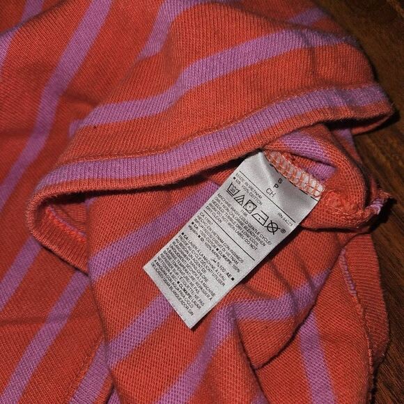Old Navy Orange and Purple Striped Knit Top Womens Size Small - Picture 4 of 8